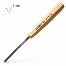 Pfeil : Mallet Handle Woodcut Tool : Straight Chisel : D12/4 4mm