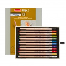 Bruynzeel : Design : Pastel Pencil : Box of 12 : Assorted Colours