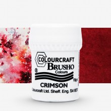 Brusho : Crystal Colours : Powder Paint : 15g : Crimson