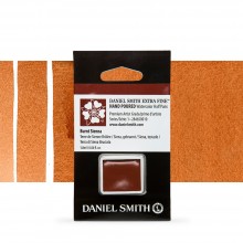 Daniel Smith : Watercolour Paint : Half Pan : Burnt Sienna : Series 1