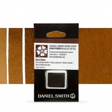 Daniel Smith : Watercolour Paint : Half Pan : Burnt Umber : Series 1