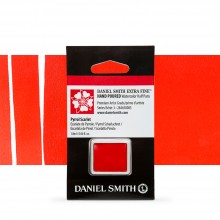 Daniel Smith : Watercolour Paint : Half Pan : Pyrrol Scarlet : Series 3