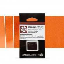 Daniel Smith : Watercolour Paint : Half Pan : Quinacridone Burnt Orange : Series 2
