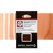 Daniel Smith : Watercolour Paint : Half Pan : Burnt Sienna Light : Series 1