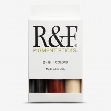 R&F : Pigment Stick Set : 19ml : Beginners Set : 3 Colours