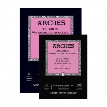 Arches : Aquarelle : Watercolour Paper Gummed Pads