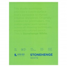 Stonehenge Pad 15 hojas 11 x 14 pulgadas blanco color