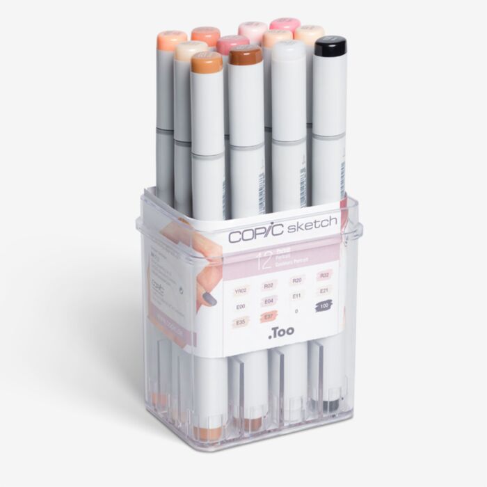 COPIC sketch マーカー スキントーン Amazon.com: Copic Marker SKST6-SKIN Sketch Skin Tones 1