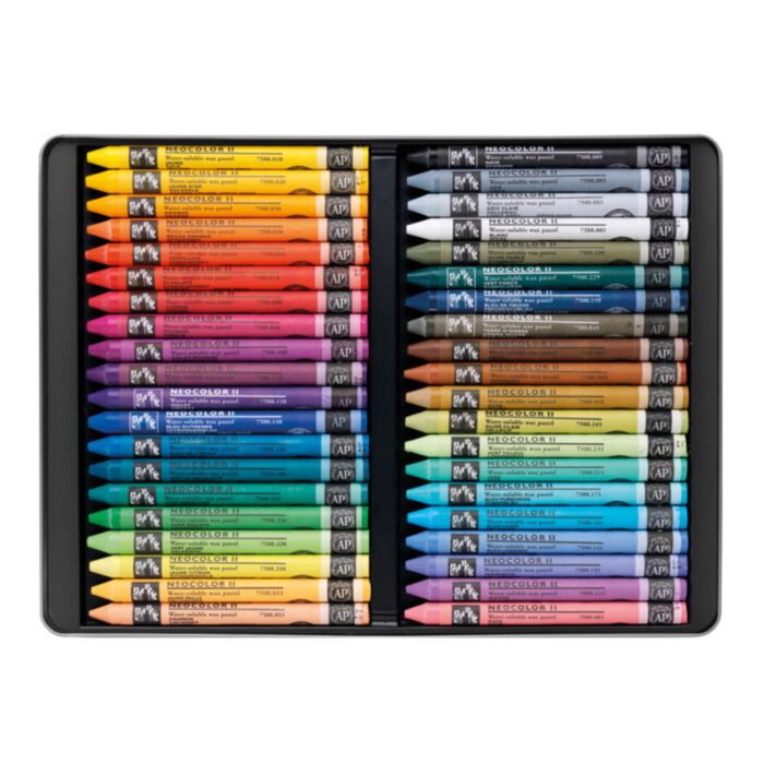 Caran D'Ache : Neocolor II : Watercolour Crayon : 40 in A