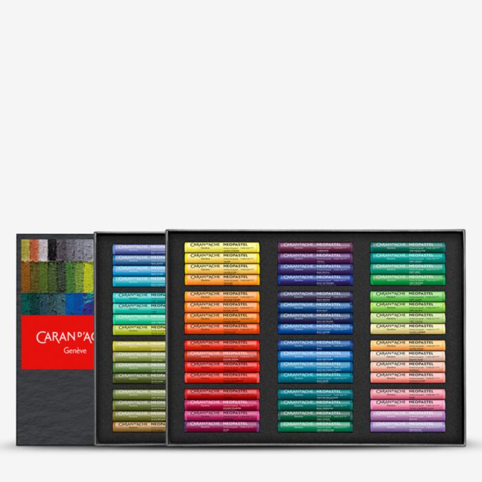 CARAN D'ACHE NEOPASTEL 24色セット Caran D'ache Neopastel Oil Pastels Set Of 24 (7400.324