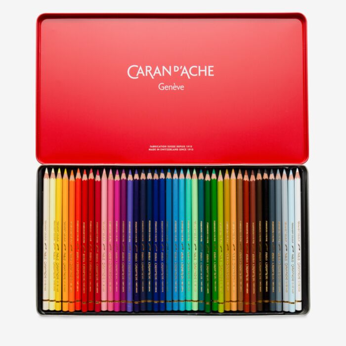 Caran D'Ache : Pablo Coloured Pencil : Set Of 40 | Jackson's Art