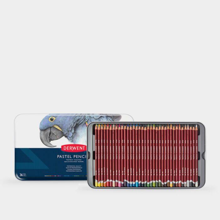 Derwent : Pastel Pencil : Tin Set Of 36 | Jackson's Art
