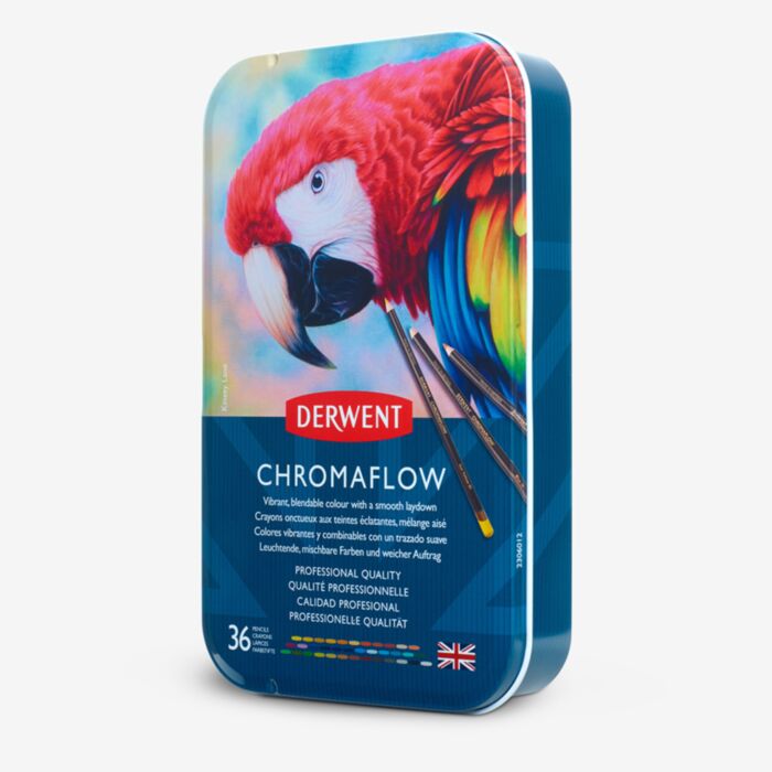 Derwent : Chromaflow Pencil : Tin Set of 36 | Jackson's Art