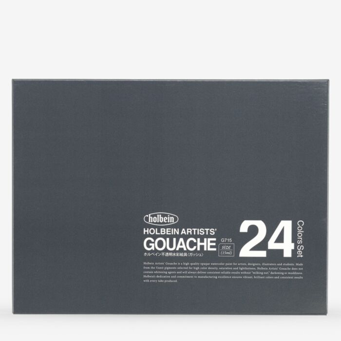 Holbein : Artists' : Gouache Paint : 15ml : Set of 24