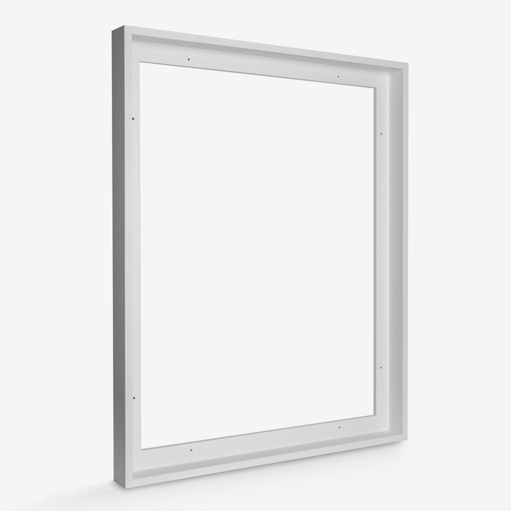 Jackson's : White Ready-Made Wooden Tray (Float) Frame for Canvas ...