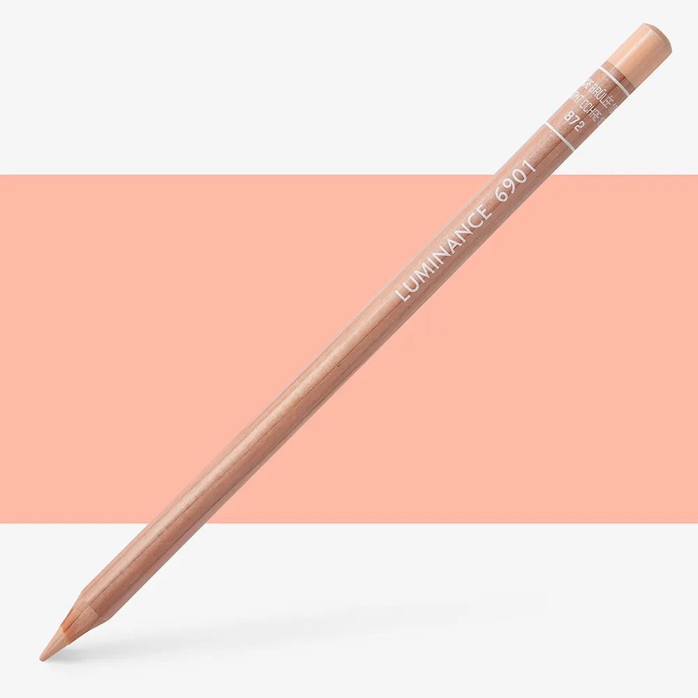 Caran D'Ache : Luminance 6901 : Color Pencil : Burnt Ochre 10%