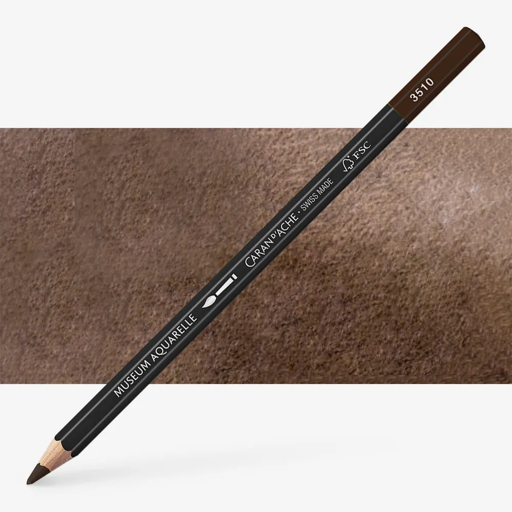 Caran D'Ache : Museum Aquarelle Pencil : French Grey