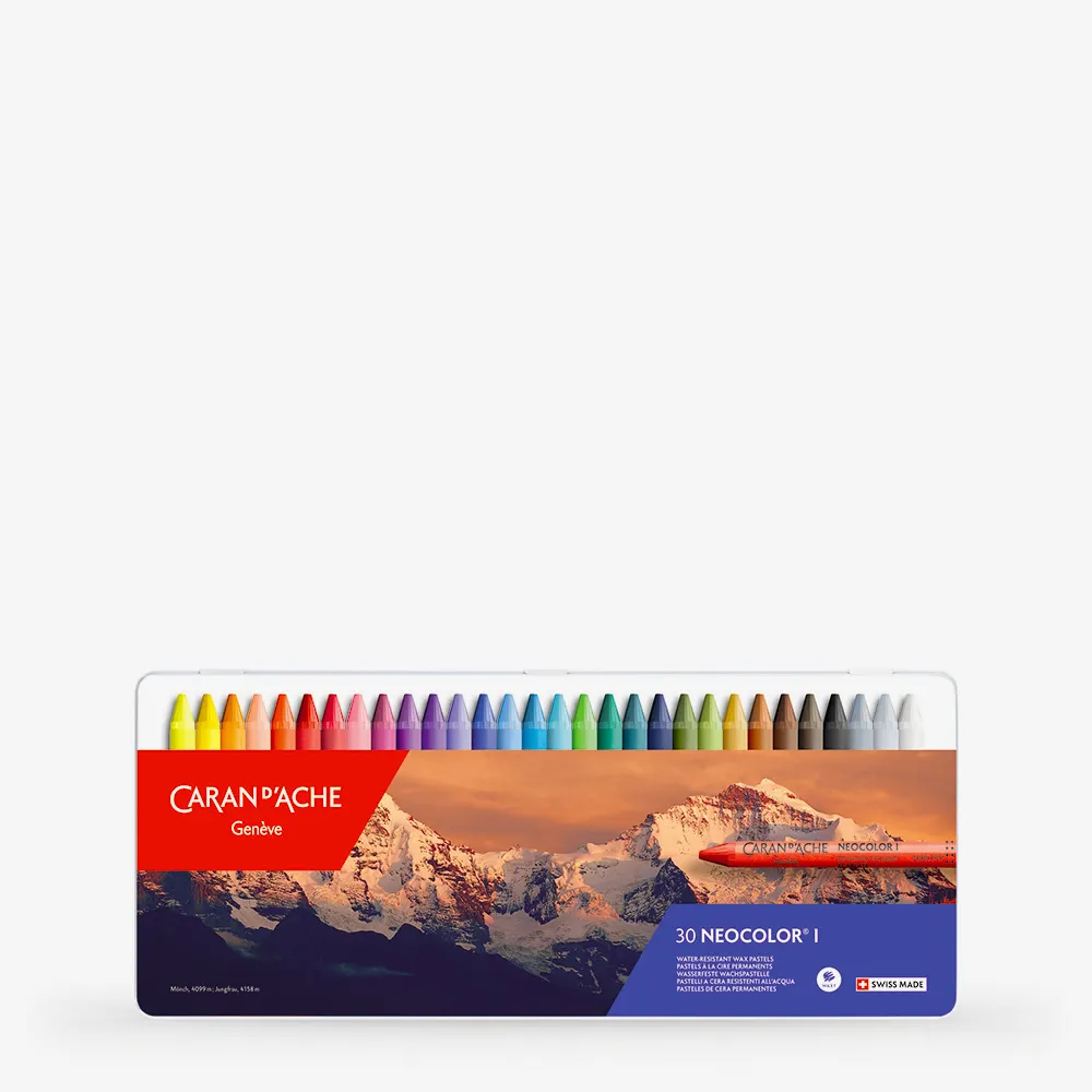 Caran D'Ache : Classic Neocolor I : Assorted Tin Of 30