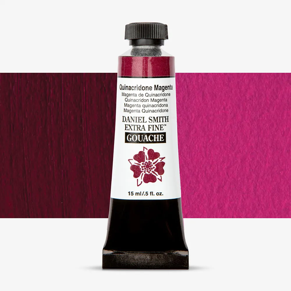 Daniel Smith : Extra Fine Gouache : 15ml : Quinacridone Magenta
