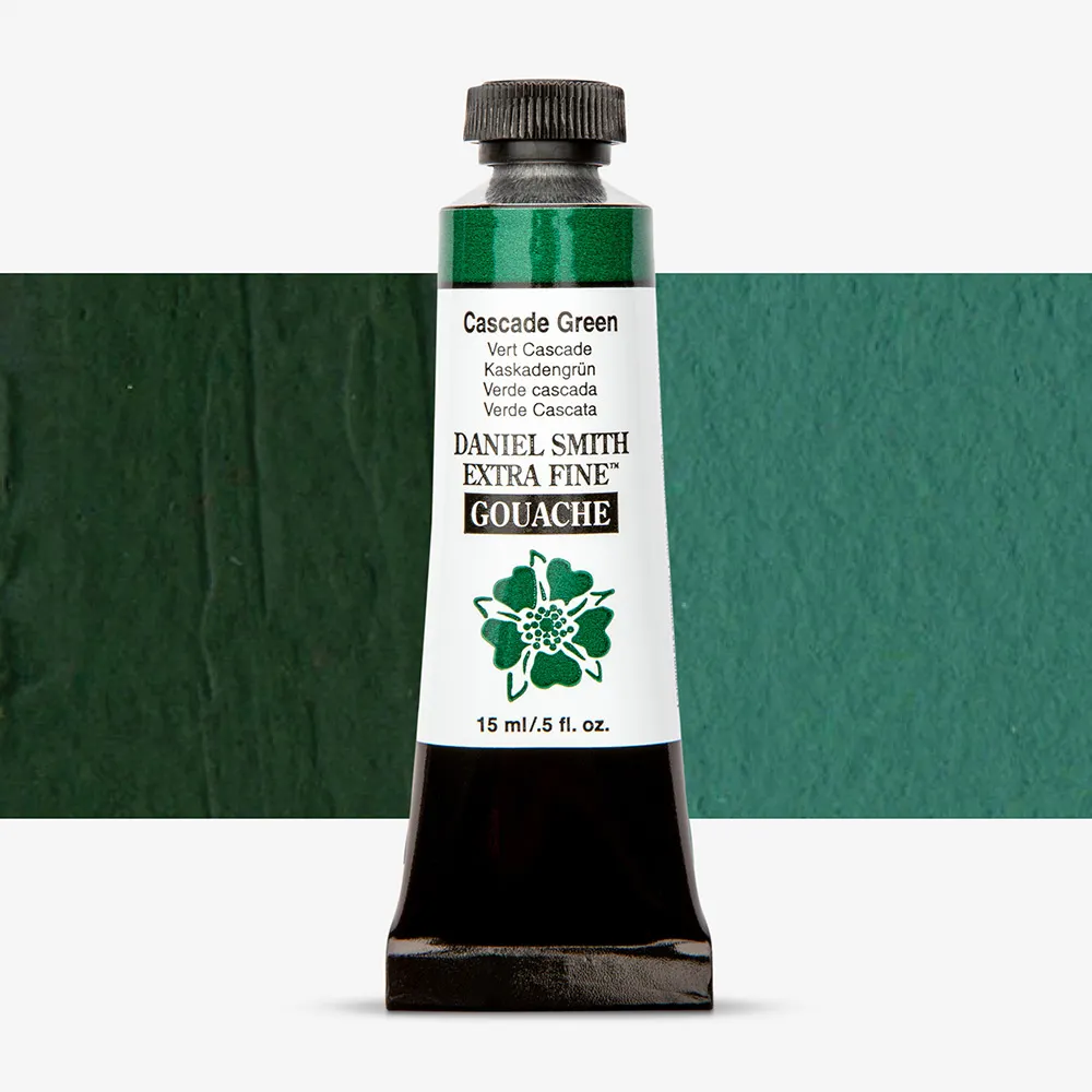 Daniel Smith : Extra Fine Gouache : 15ml : Cascade Green