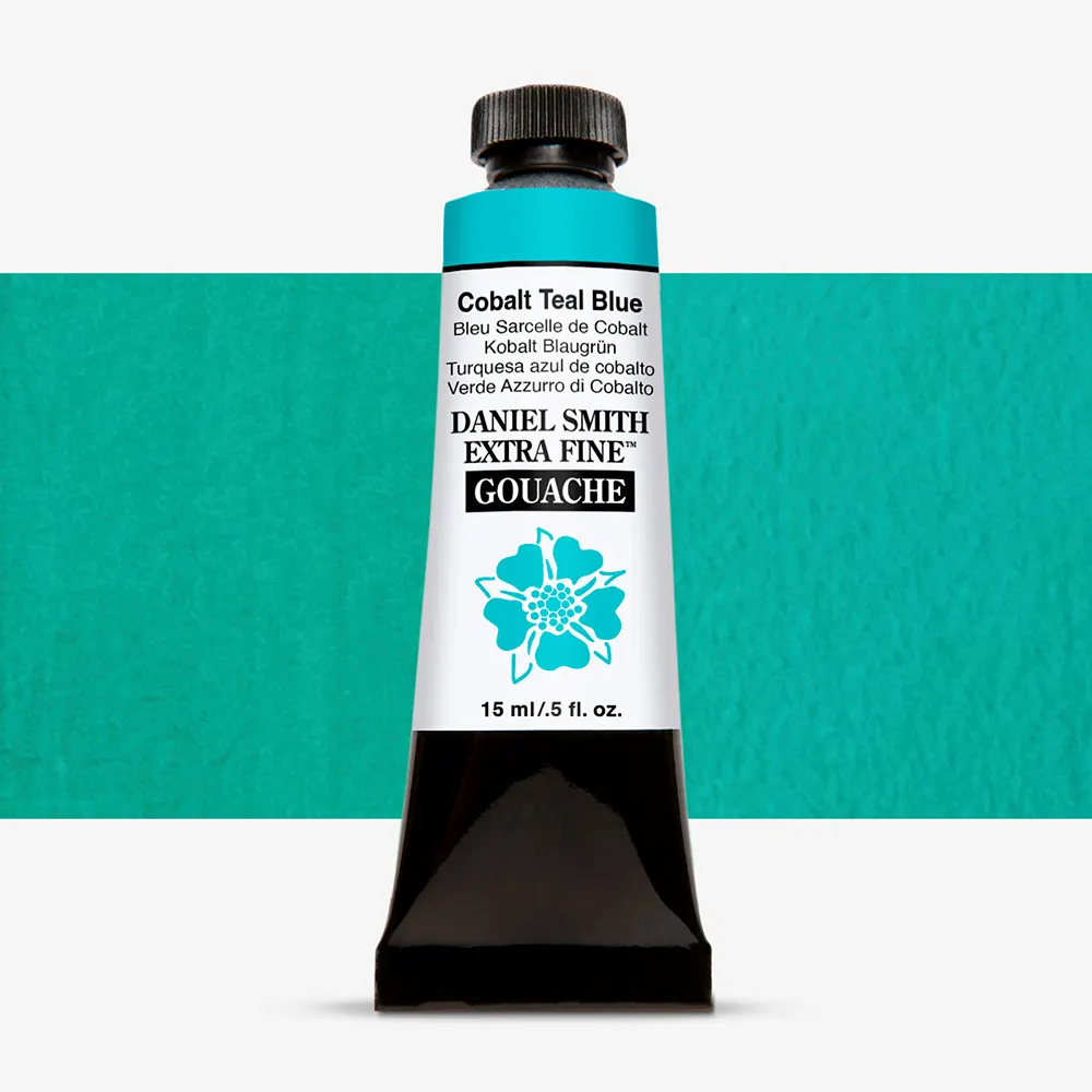 Daniel Smith : Extra Fine Gouache : 15ml : Cobalt Teal Blue