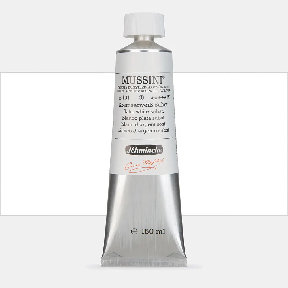 Schmincke : Mussini : Oil Paint : 150ml : Flake White Substitute