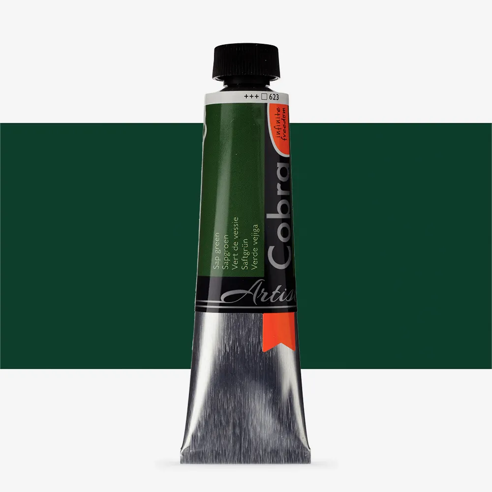 Royal Talens : Cobra Artist Water Mixable Oil Paint : 40ml : Sap Green