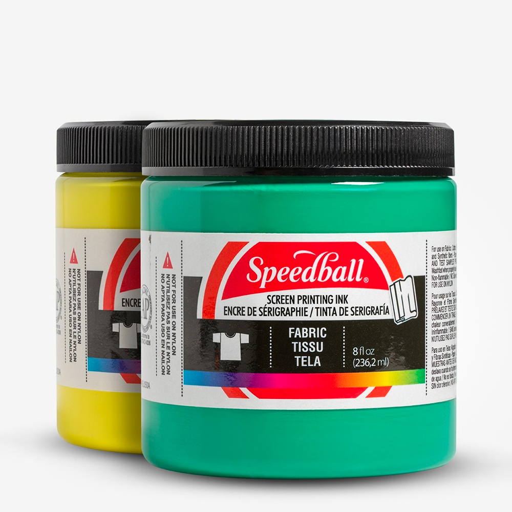 Speedball : Fluorescent Fabric Screen Printing Ink : 8oz : Hot Pink