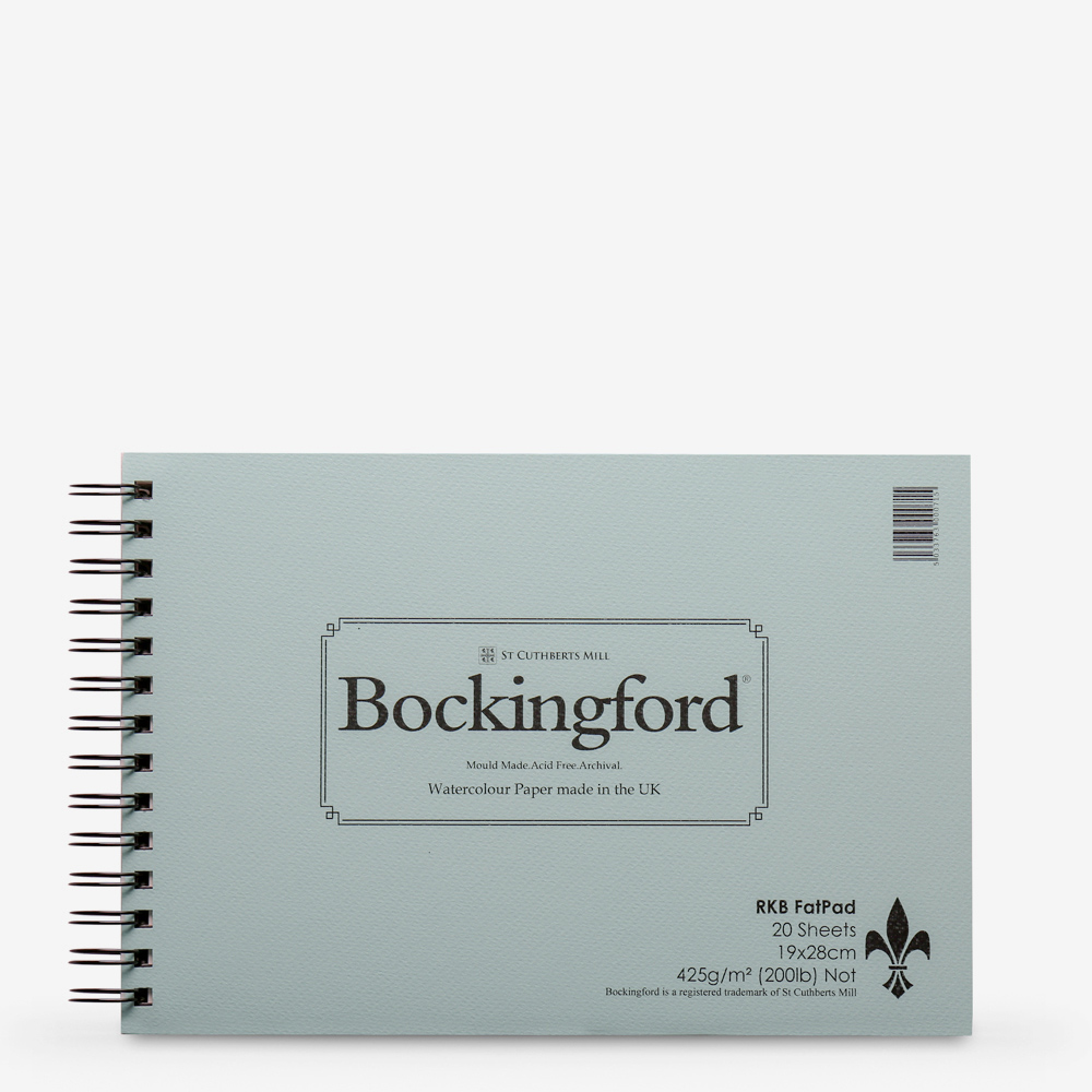 Bockingford Spiral Fat Pad : Landscape : 15x42cm : 16.5x6in : 25 Sheets : Rough | Jackson's Art - View #11