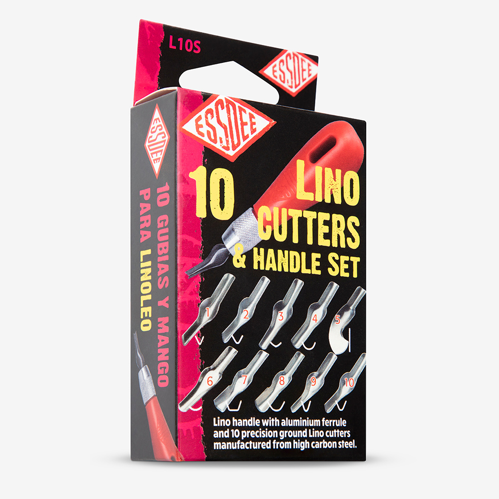 Set de 5 encres tissus pour linogravure - Essdee