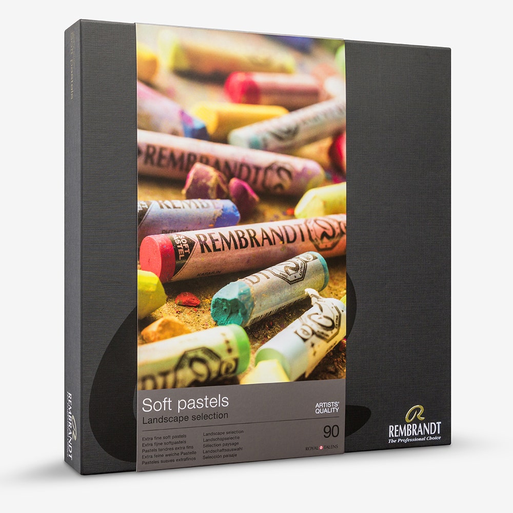 Talens : Rembrandt Soft Pastel : 90 Landscape Cardboard Box Talens : Rembrandt Soft Pastel : 90 Landscape Cardboard Box