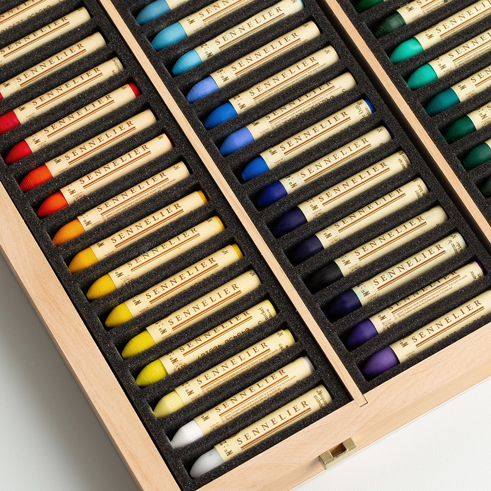 Erengi Artaspirerオイルパステル－92色セット Erengi ArtAspirer Oil Pastels Deluxe Wood Box Set of 92