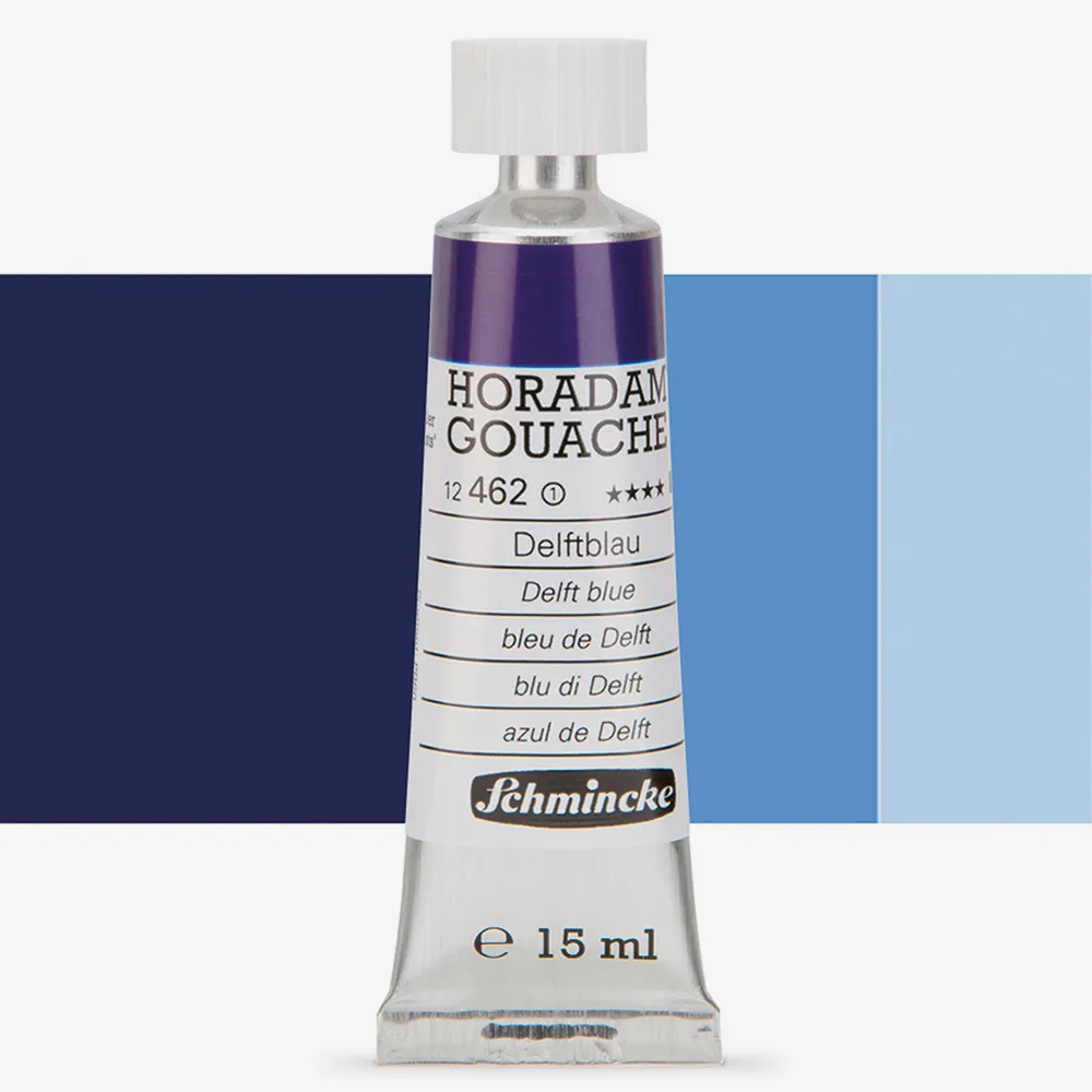 Schmincke : Horadam Gouache Paint : 15ml : Delft Blue