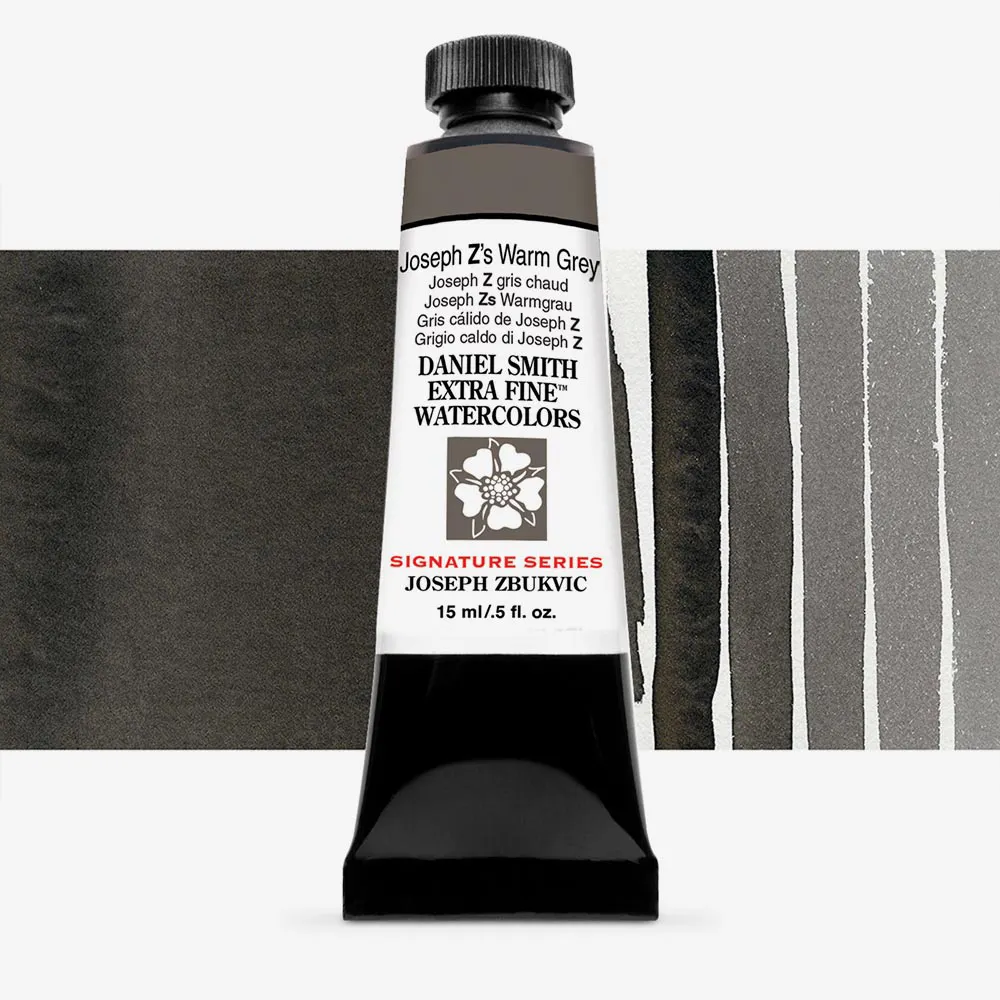 Daniel Smith : Signature Series Watercolor Paint : 15ml : Joseph Z's Warm Grey : Series 2