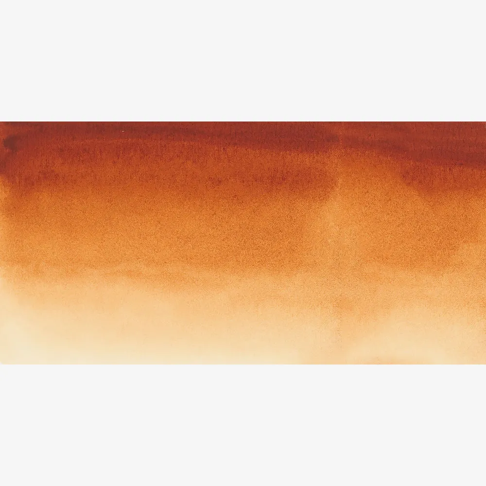 Sennelier : Watercolor Paint : Half Pan : Burnt Sienna