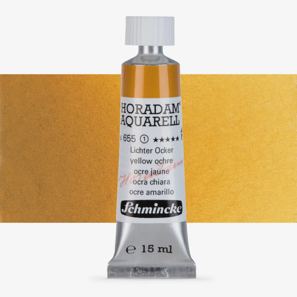 Schmincke : Horadam Watercolor Paint : 15ml : Yellow Ochre