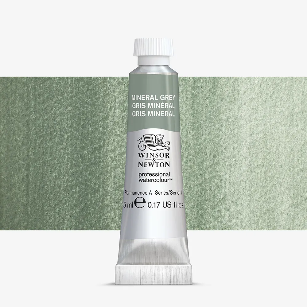 Winsor & Newton : Professional Watercolor : 5ml : Mineral Grey
