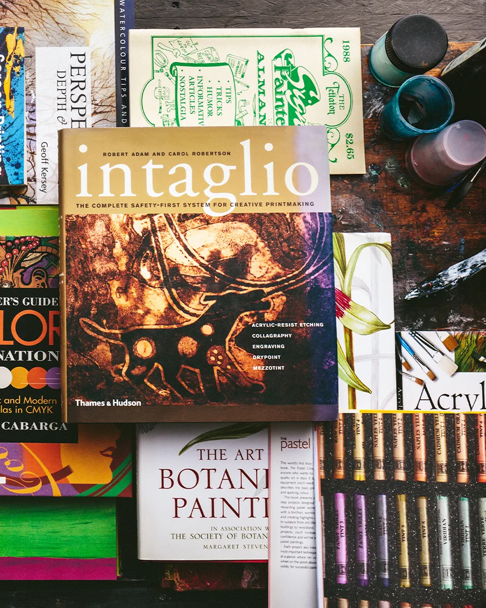 We have over 600 book titles and over 200 DVDs to help inspire and motivate your artistic practice.