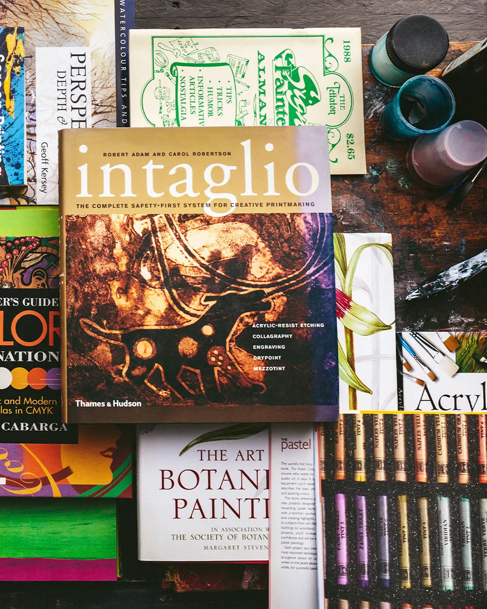 We have over 600 book titles and over 200 DVDs to help inspire and motivate your artistic practice.