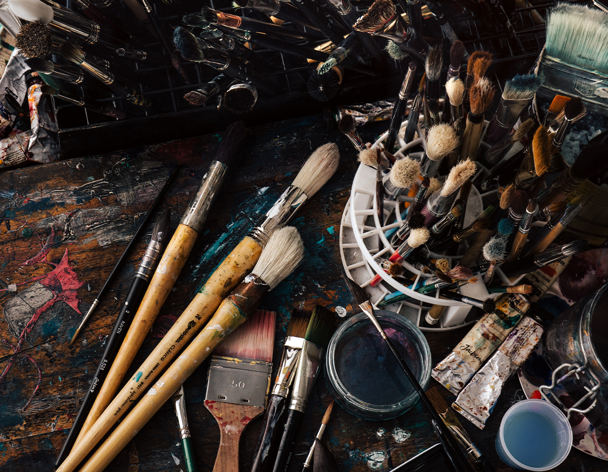 Our huge range of brushes are divided up into different mediums, because each type of paint requires a different kind of brush.