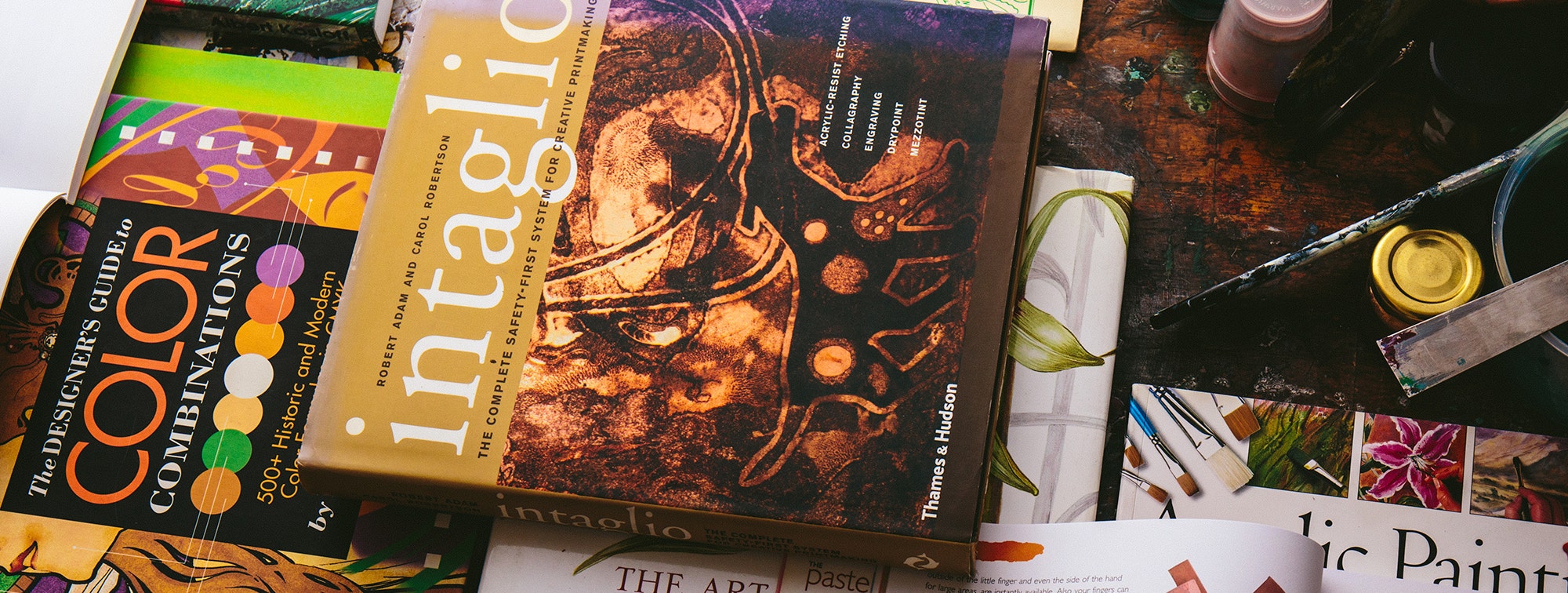 We have over 600 book titles and over 200 DVDs to help inspire and motivate your artistic practice.