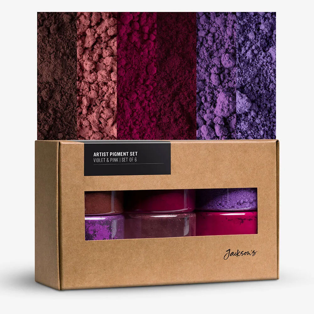 Jackson's Artist Pigment Violet & Pink Set of 6 | Jackson's Art Supplies