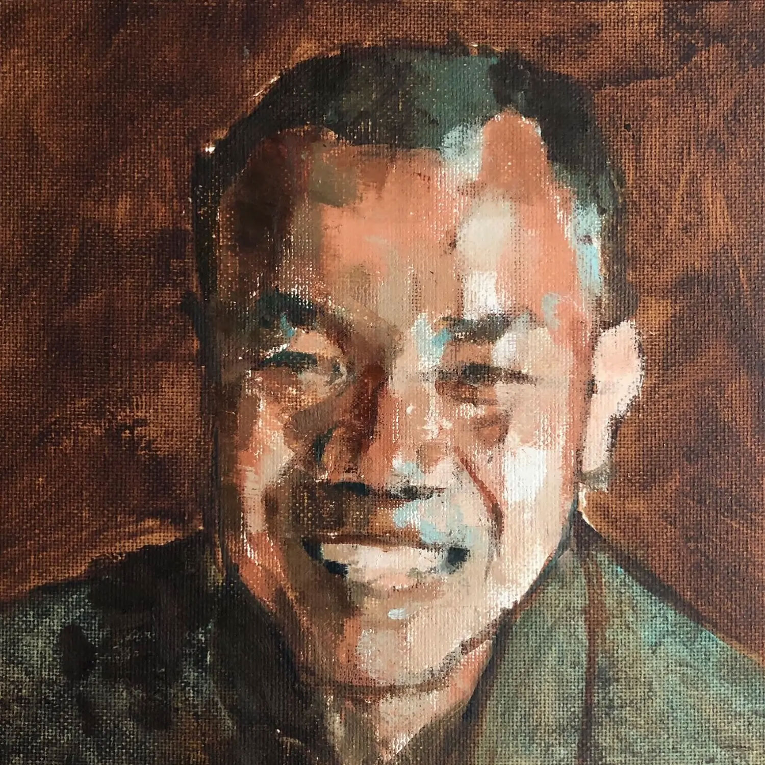 Jonathan Chan: Oil Painting with Viridian, Burnt Sienna and Titanium White