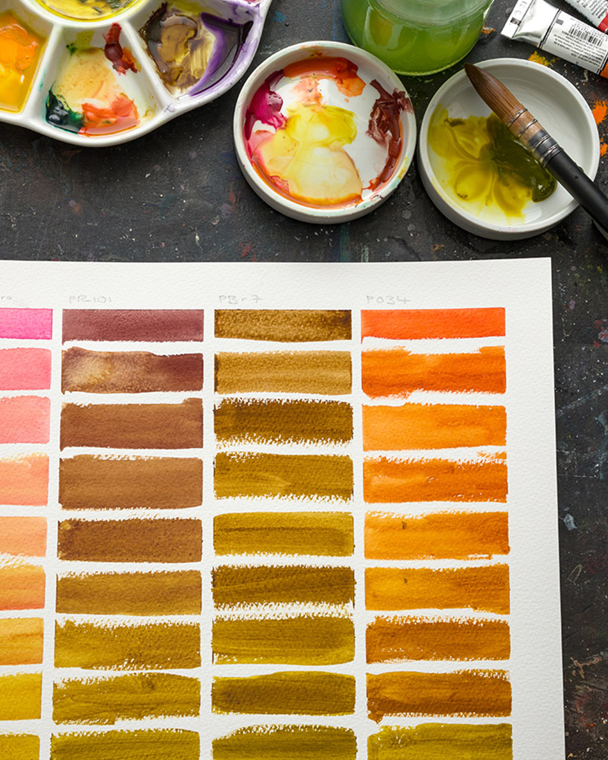 Green Gold and its Colour Mixing Possibilities