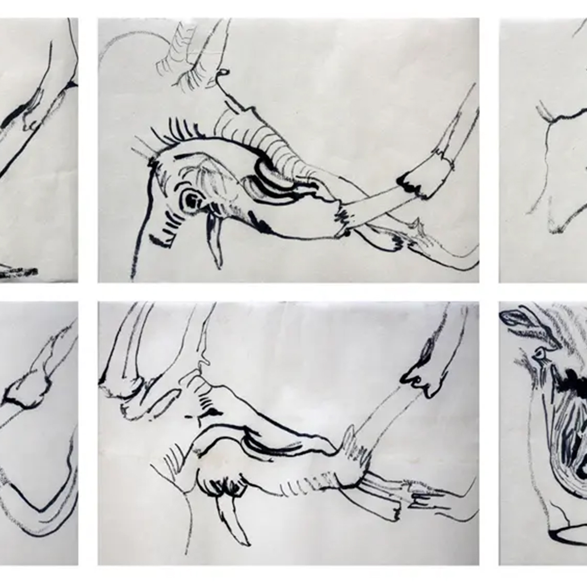 Nadja Gabriela Plein's black and white drawing