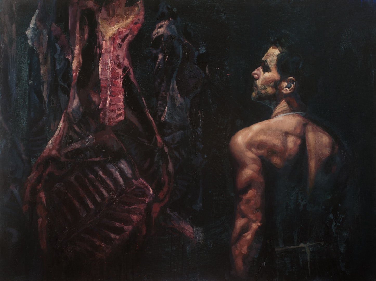'Let them have dominion II', Daniel Cooke, Oil on canvas, 91 x 122 x 4 cm