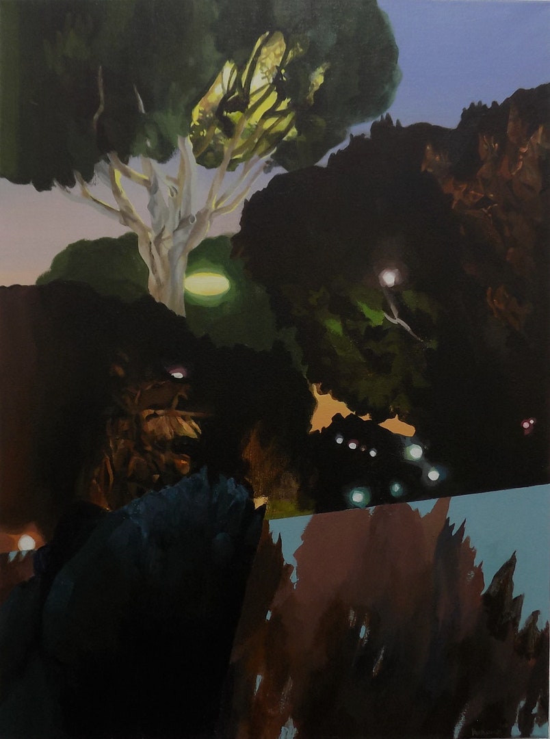 'Magnolia Haunted Maze', Richard Williams, Acrylic on canvas, 61 x 45.5 x 3.5 cm