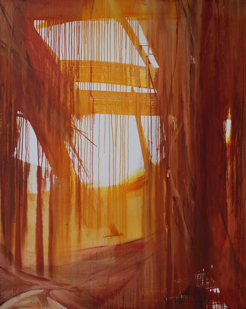 'Encounter', Tania Denton, Oil on canvas, 150 x 120 cm