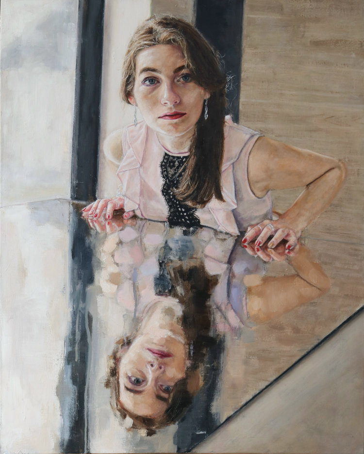 'Beneath the Surface', Liam Dunne, Oil on canvas, 76 x 51 x 4 cm