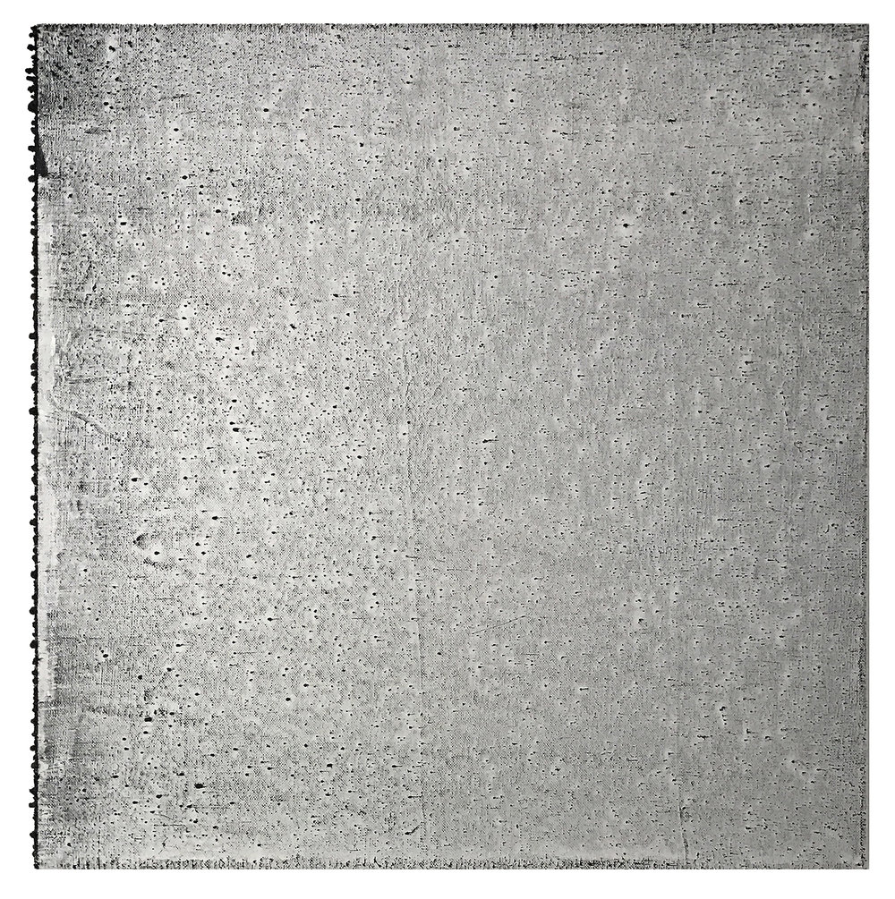 'March 2016 - March 2017', Simon Granell, Oil on linen, 40 x 4 x 2 cm
